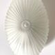 Vintage oval frosted glass ceiling light