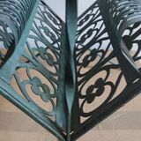 Florentine style metal magazine rack