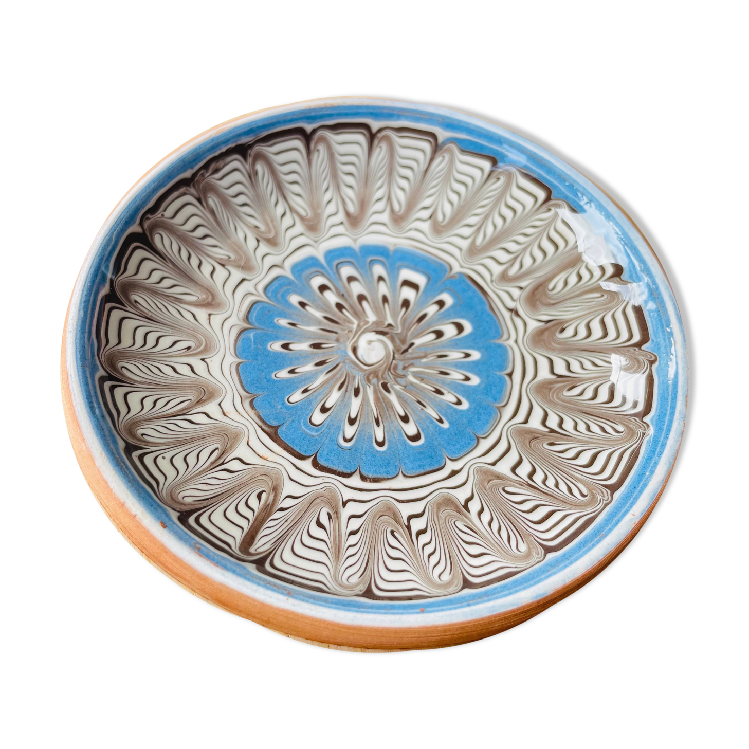 Assiette en céramique artisanat roumain