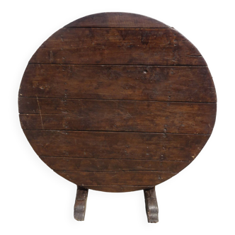 Old oak winegrower's table