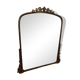 Large gilded mirror with pediment