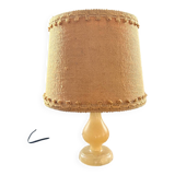 Onyx and jute lamp