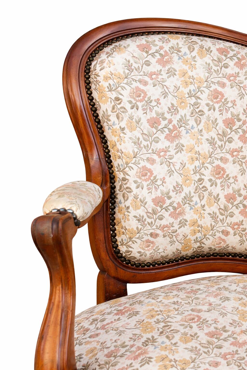 Paire de fauteuils Voltaire Louis Philippe en acajou, XIX Siècle