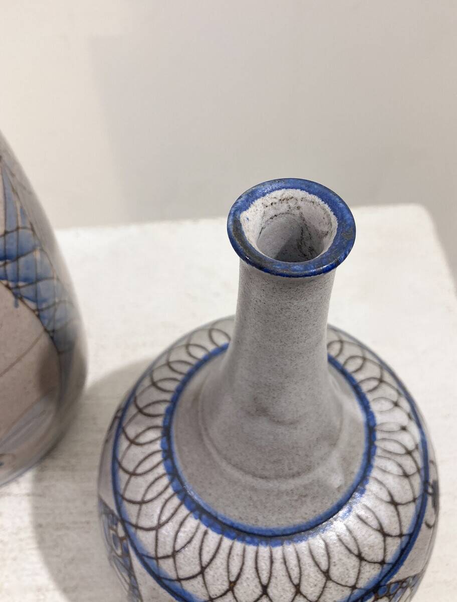 Mid-Century Modern Set of Ceramic Vases