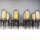 Thonet no. 207 dining chairs 'Long John', set of 8, 1980