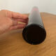 Large contemporary ruby red glass vase