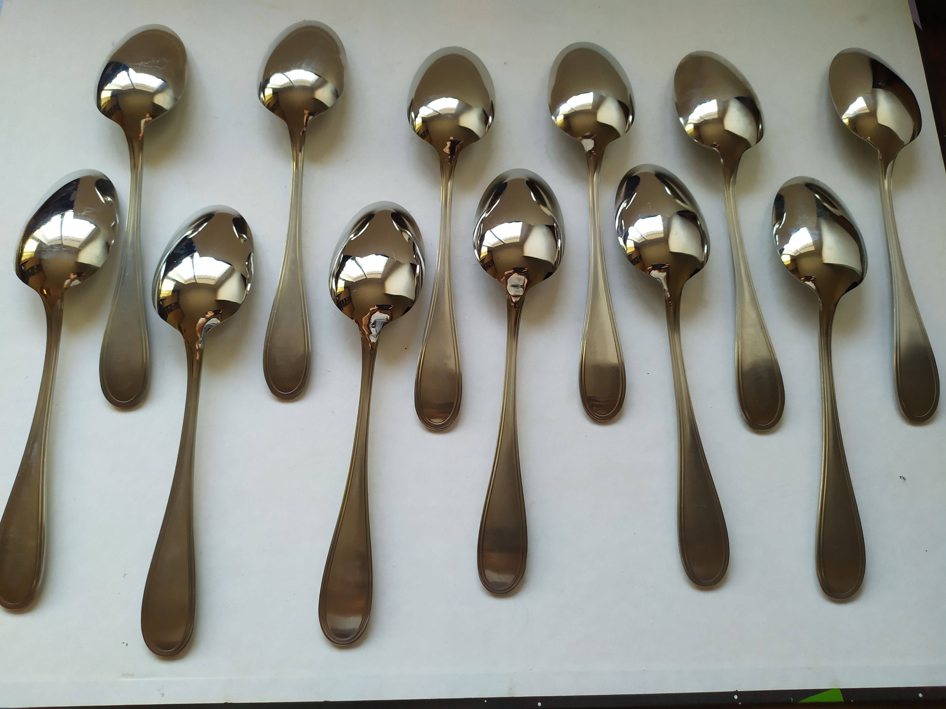 menagere 12 forks 12 large spoonfuls Cabanna 16/10th france