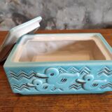 Old biscuit box.