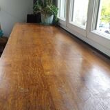 Comptoir-meuble de metier en chene massif