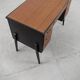 Vintage Swedish teak desk, mid-century modern, 1960s.