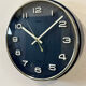 Vintage Blue Bakelite Electric Wall Clock from Metamec, 1970s