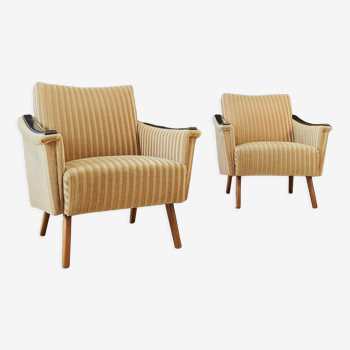 Two mid century armchairs