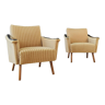 Two mid century armchairs