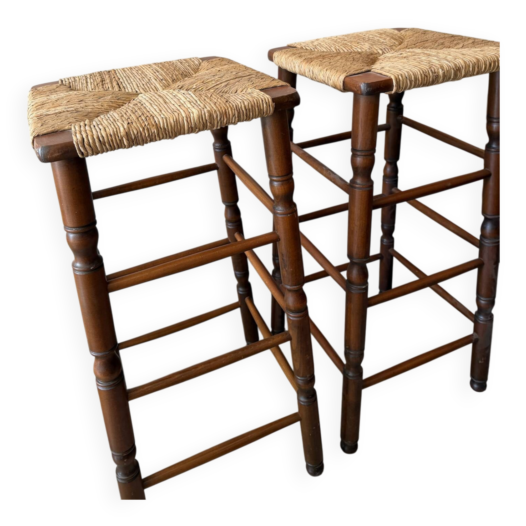 Mid Century bar stools set of 2