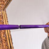 Bevelled trumeau mirror 60.5 x 51.5 cm