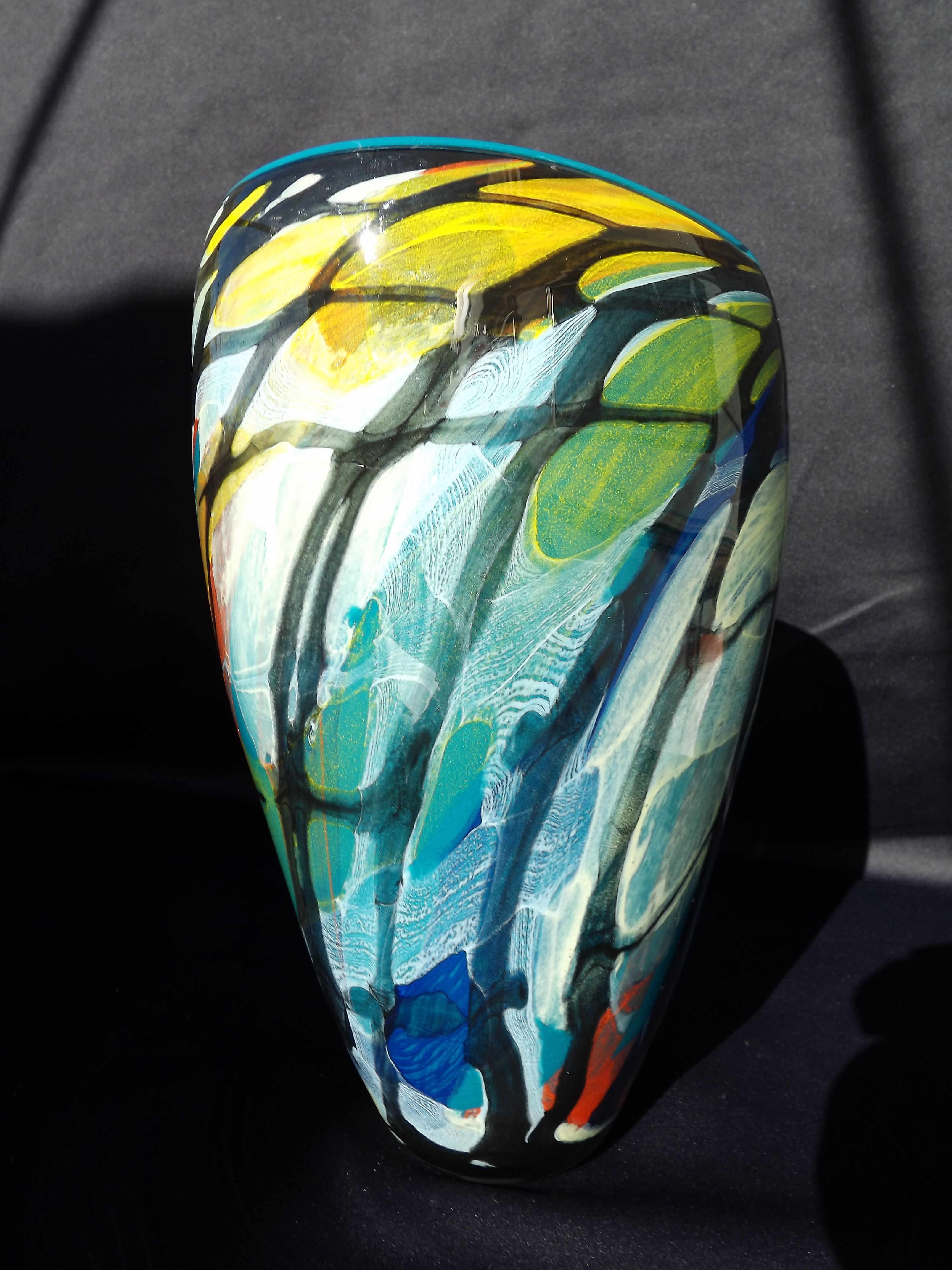 Vase pâte de verre
