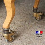 Large serving trolley in blond wood from... matignon! (2/2)