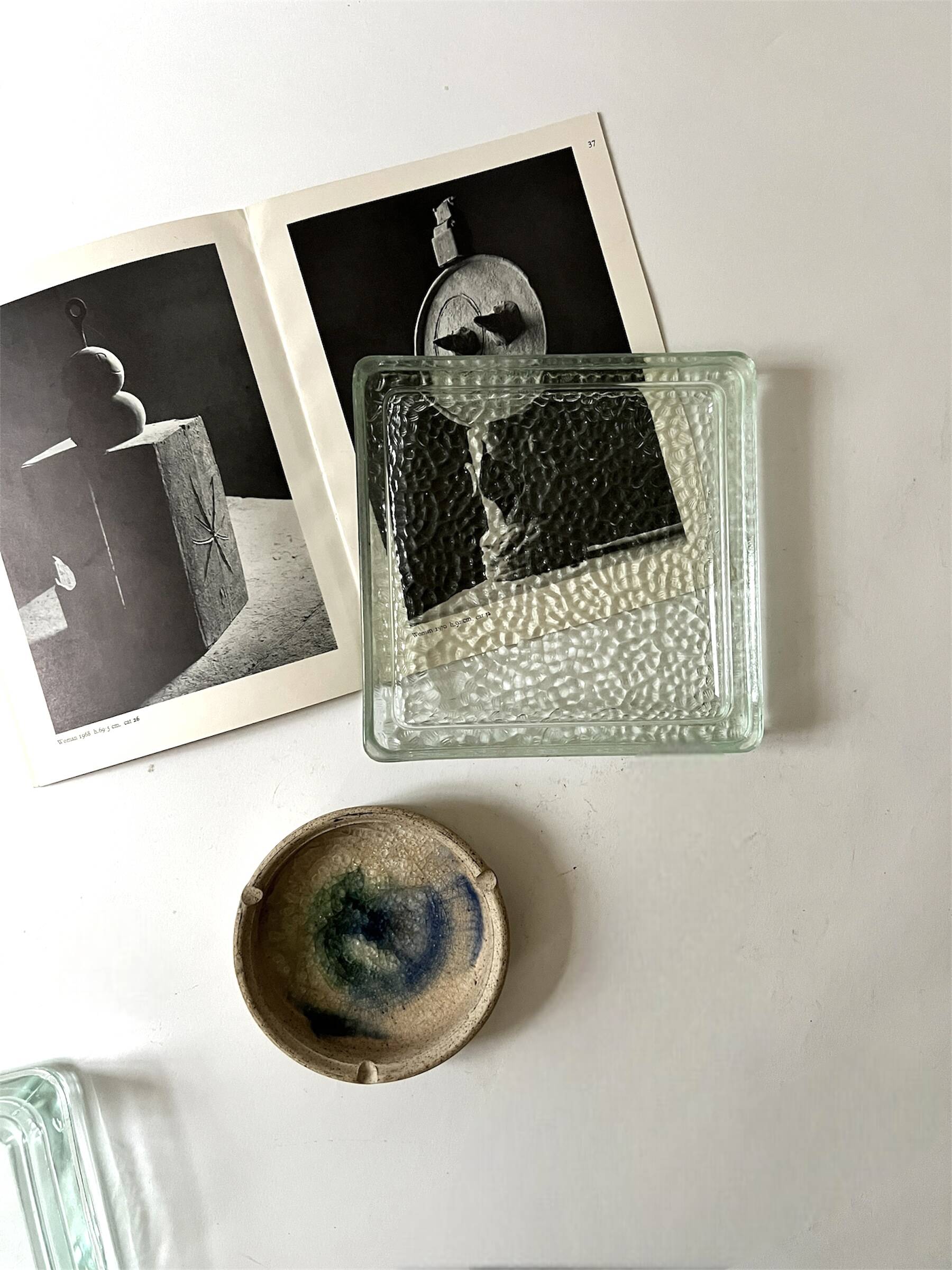 Handmade ceramic and glaze ashtray / pocket emptier