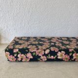 Old haberdashery box in flower fabric