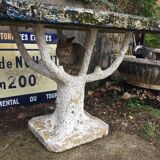 Cement outdoor table