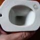 Patère en porcelaine blanche art déco