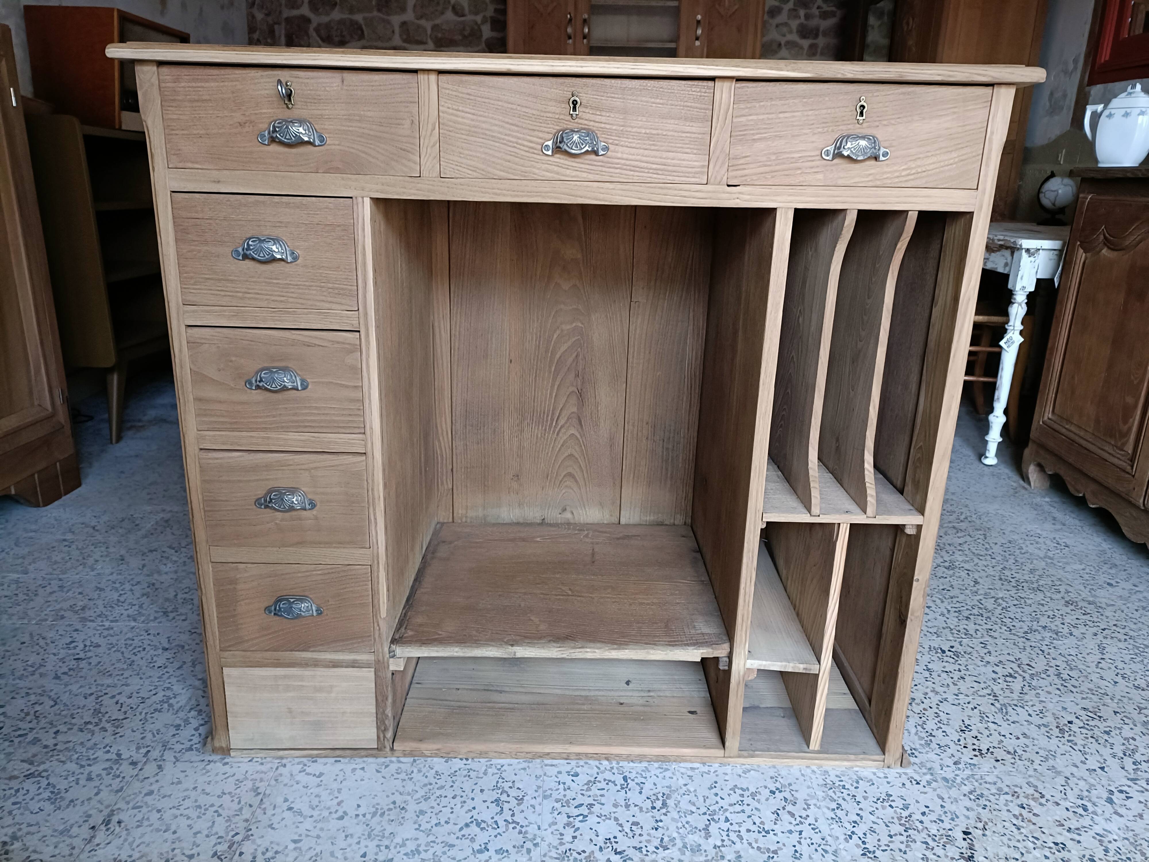 Renovated shop counter