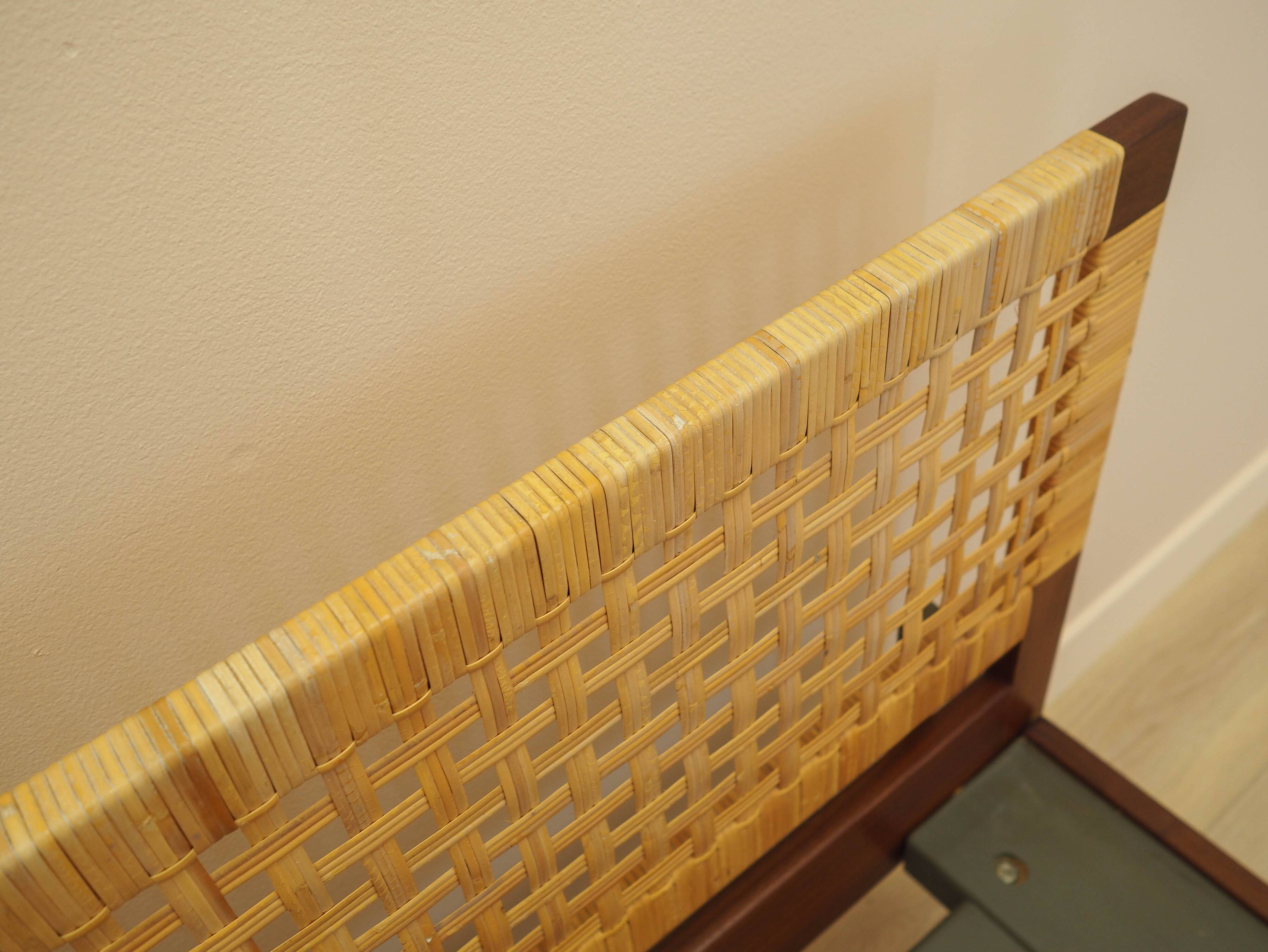 Teak bed, Danish design, 1960s, designer: Hans J. Wegner, manufacturer: Get