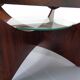 Vintage rosewood and glass coffee table, Denmark, 1960s