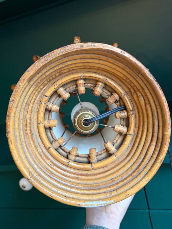 Louis Sognot, lampe bambou