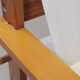 Italian brutalist pine sling chair