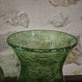 Glass candle holders