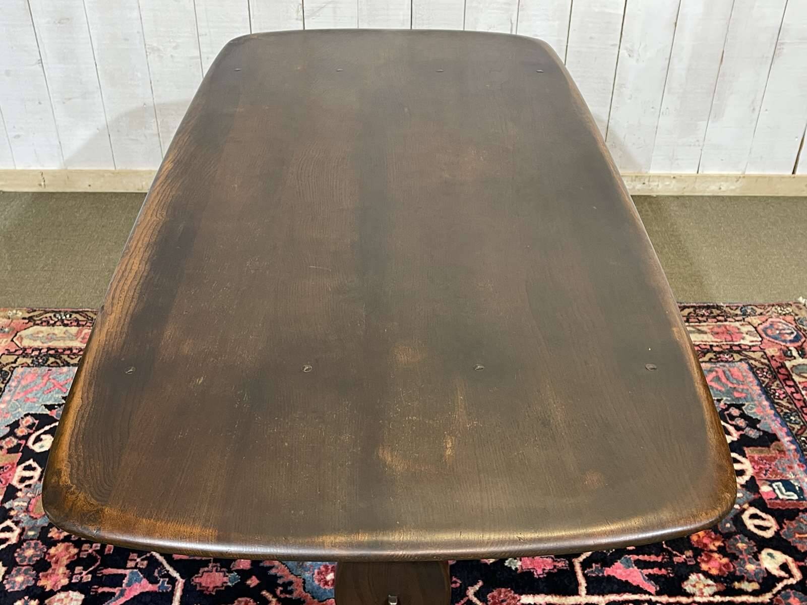 Ercol table in elm from the 1970s