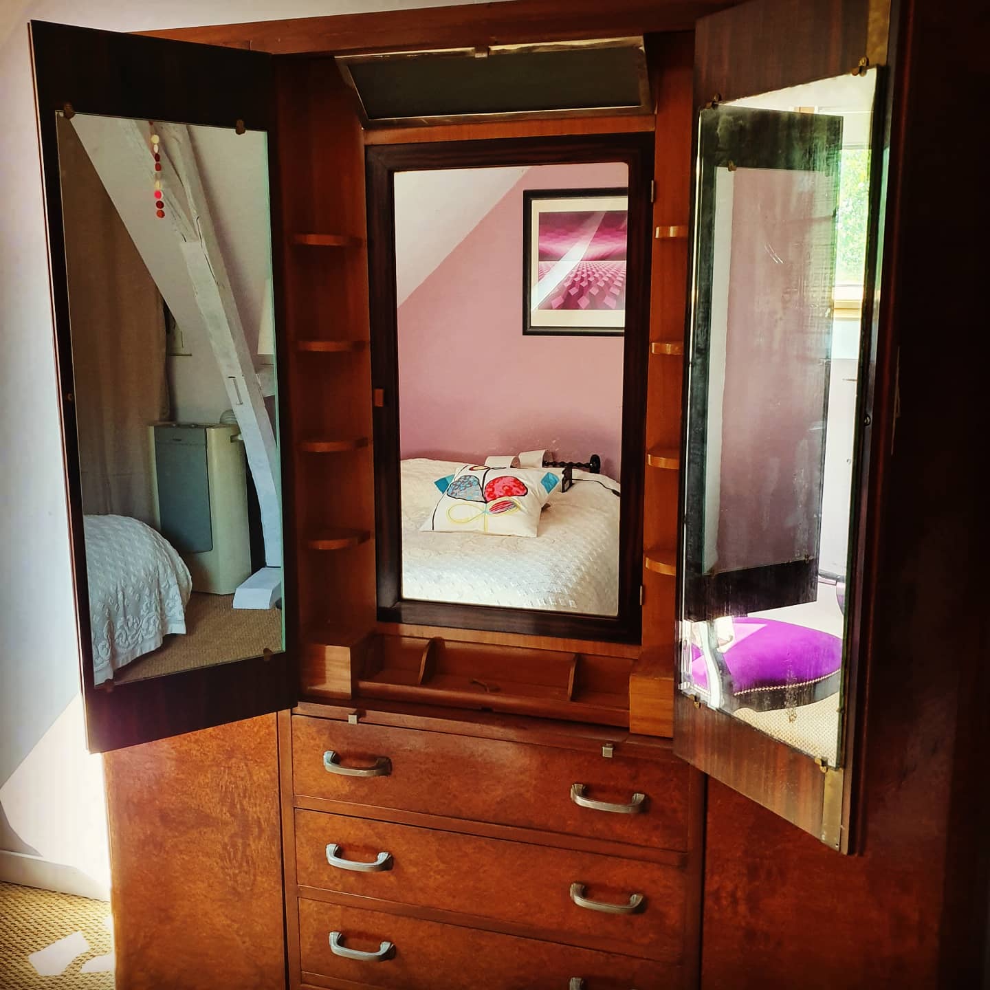 Art-deco hairdressing cabinet 1930