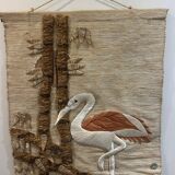 1970s tapestry in wool and silk