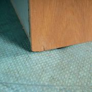 Scandinavian minimalist blonde oak chest, mid-century modern chest.