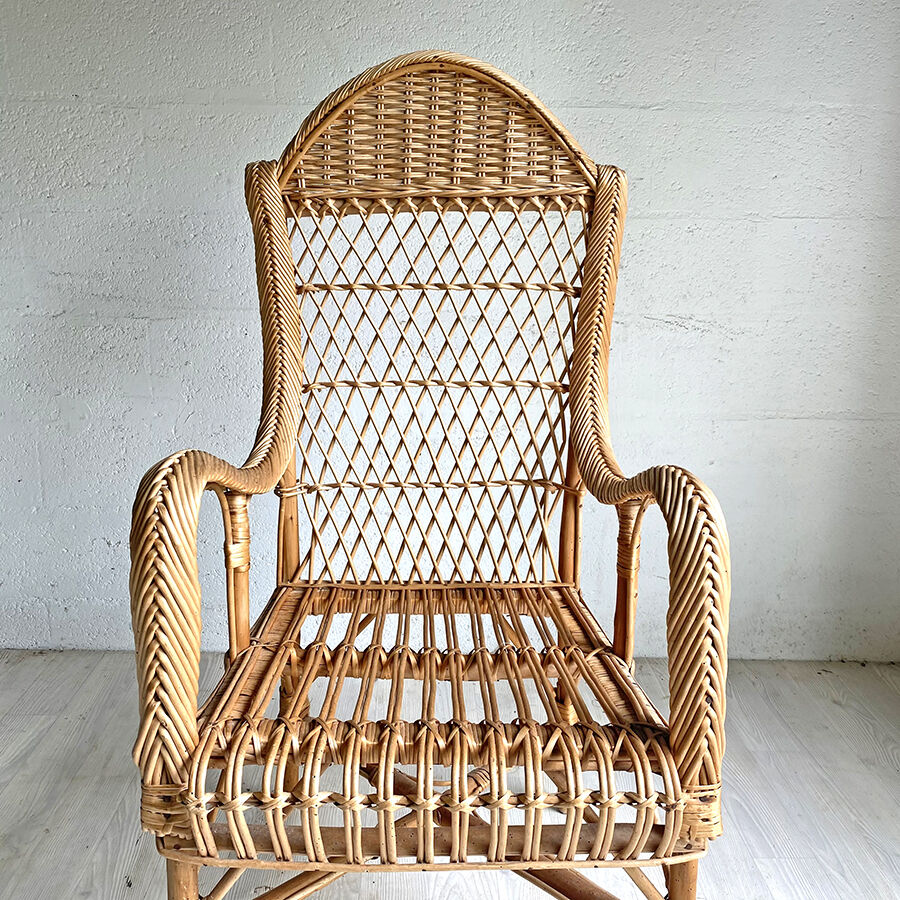 60's vintage rattan chair