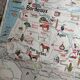 Affiche carte MDI économique - Pyrénées, bassin Aquitain, alpes et Jura