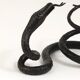 Sculpture of a serpent or wrought iron serpent in the style of Edgar Brandt, Austria, 1920s.