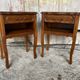 Louis xv style nightstand with drawer + vintage case