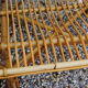 Seat rattan 60s vintage