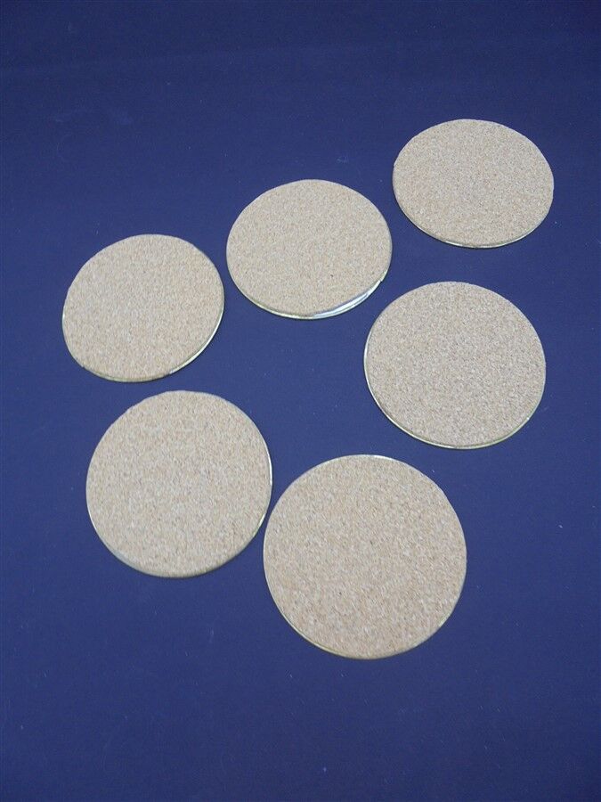 Set of 6 mother-of-pearl coasters