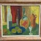 Original Swedish Oil on Panel – “Nature Morte” by Svän Grandin – Signed – Vintage & Framed