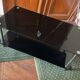 Rectangular glass coffee table