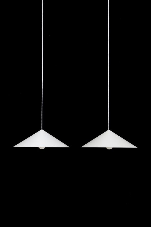 Postmodern Focus '1001' / 'Pendant No. 1' pendant lamp / Claus Bonderup / Torsten Thorup / 1970s / 1980s