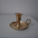 Brass candlesticks, cellar rat models