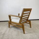 Rene Gabriel oak armchair circa 1950