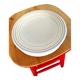 Série de 4 assiettes à dessert