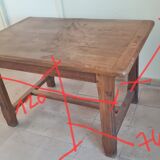 Solid wood table
