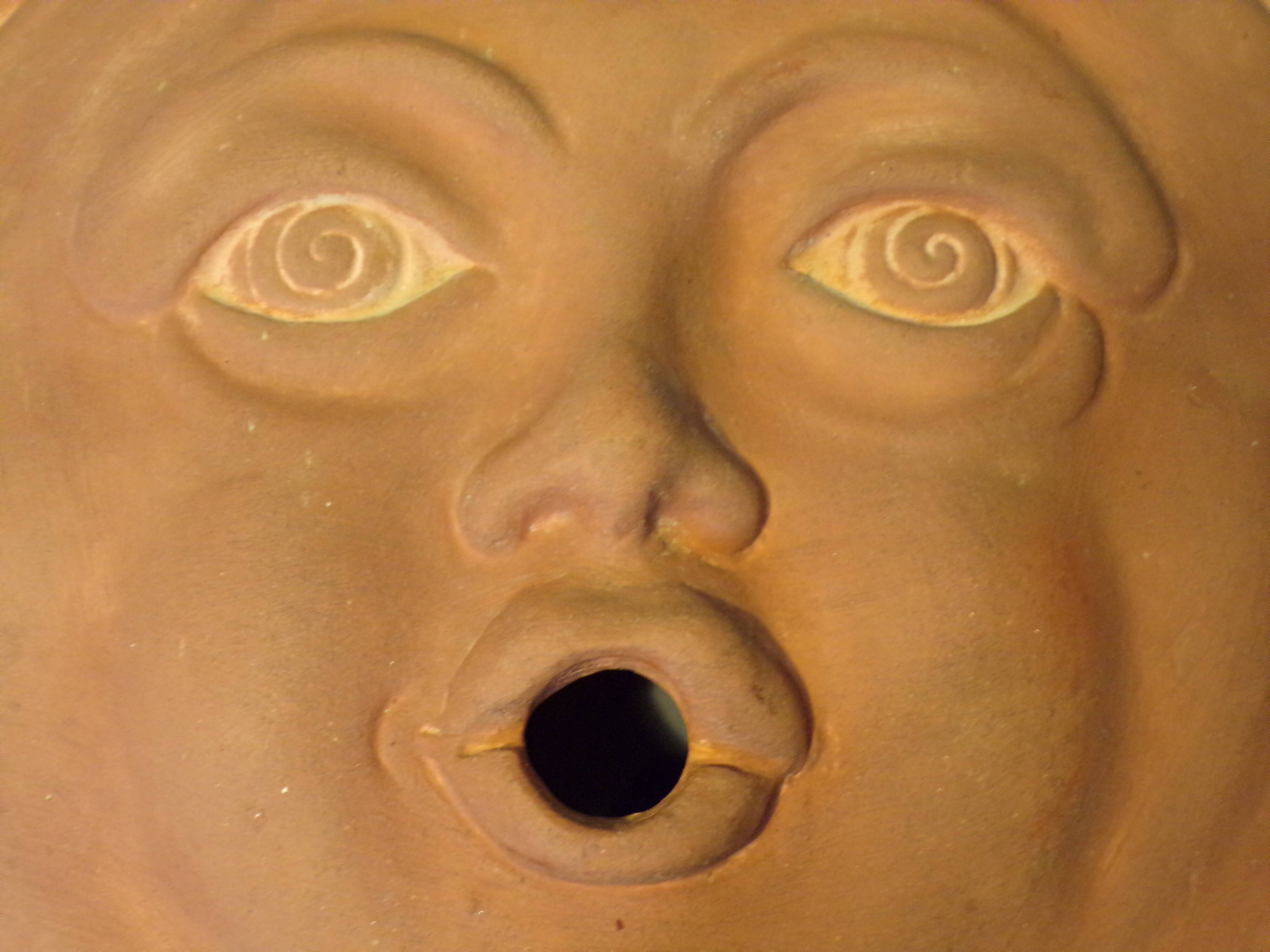 Ceramic wall sun Ø45cm