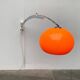 Mid-century space age extendable arc wall lamp, 1960s